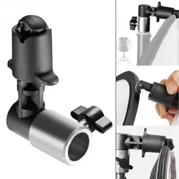 

Silver Black Metal Portable Reflector Clip Studio Photography Background Backdrop Clamp Holder for Light Stand Lighting Assist