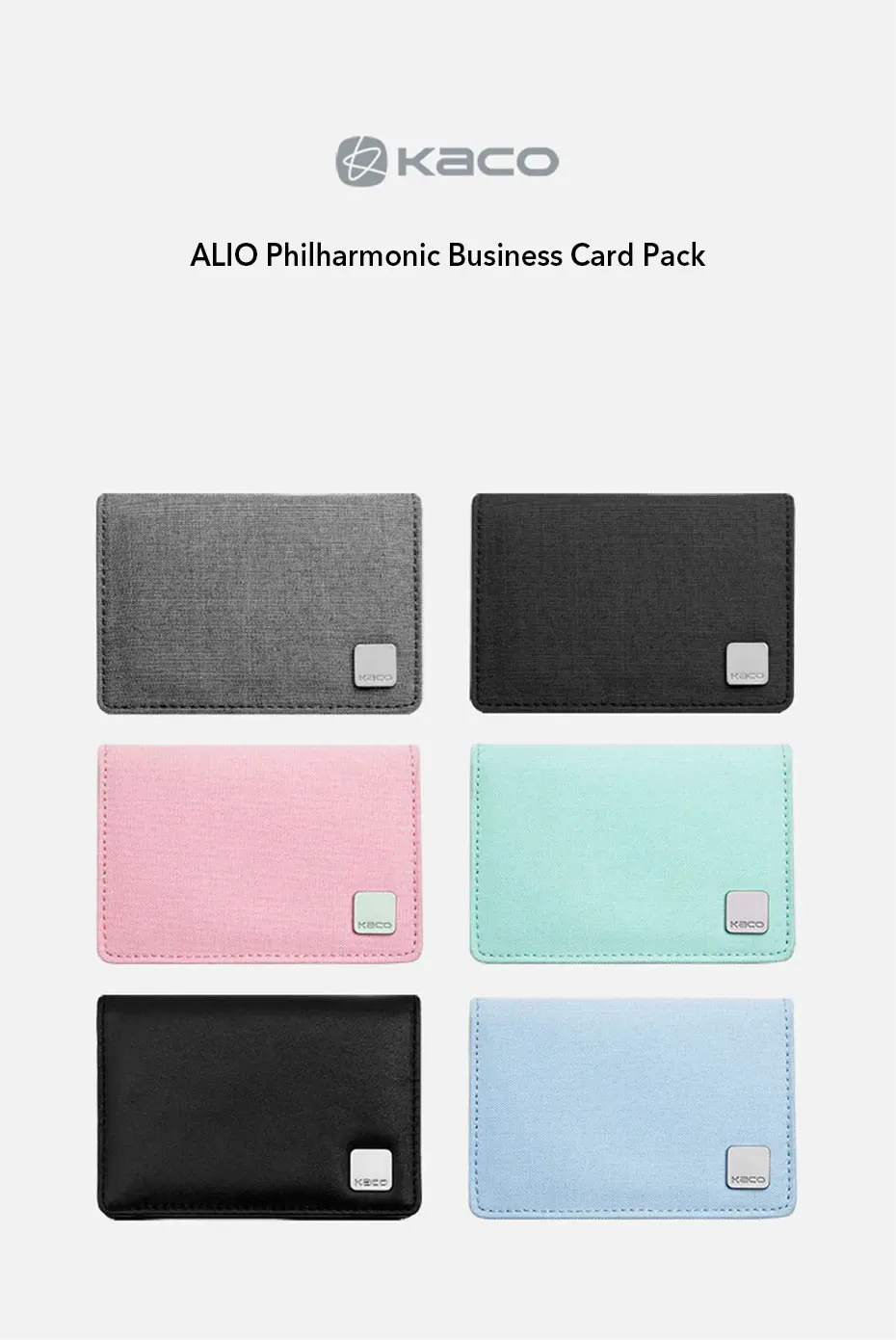 

kACO ALIO Philharmonic Business Card Pack, Contracted cloth, Business gift 0