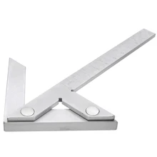 

Carbon Steel 4" Centering Square Precision Gaging Center Gauge Round Bar Marking Finder Tool Accurate Measuring Instrument