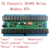 32ch DC 12V RS-485 Modbus RTU Relay Board  RS485 Bus Remote Control Switch for LED Motor PLC PTZ Camera Smart Home ► Photo 1/6