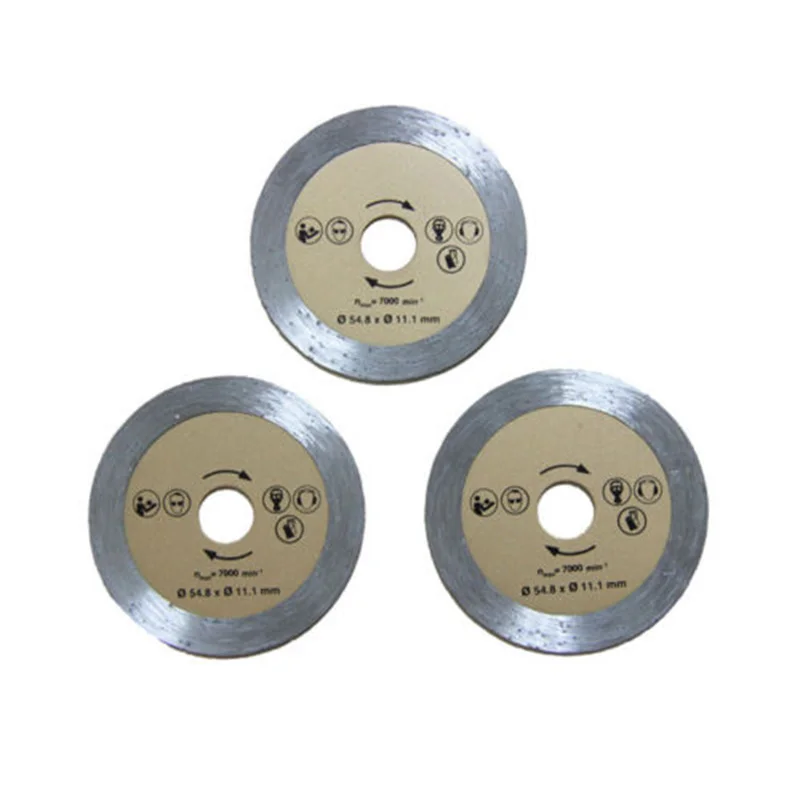 

3pcs Granite Diamond Cutting Disc Mini Circular Saw Leaves Ceramics Tiling Tool