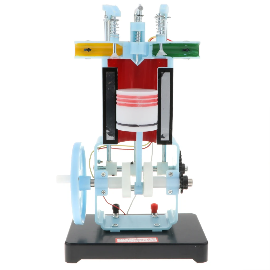 

4 Stroke Hand Crank Gasoline Engine Model Internal Combustion Engine Model Physics Education Toy