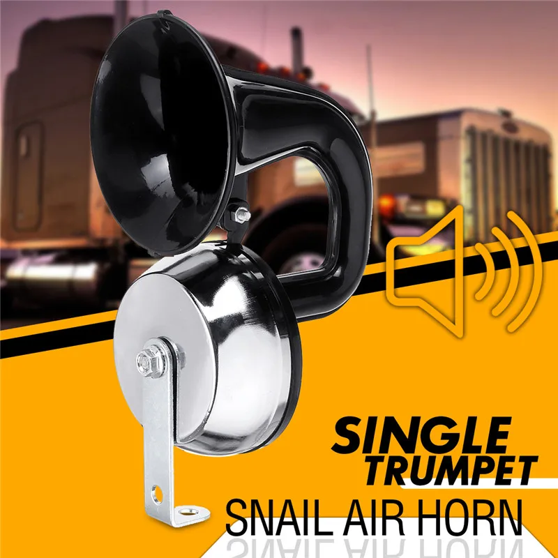 Hot Sell DC12V 130DB Super Loud Trumpet Snail Air Horn Waterproof Snail