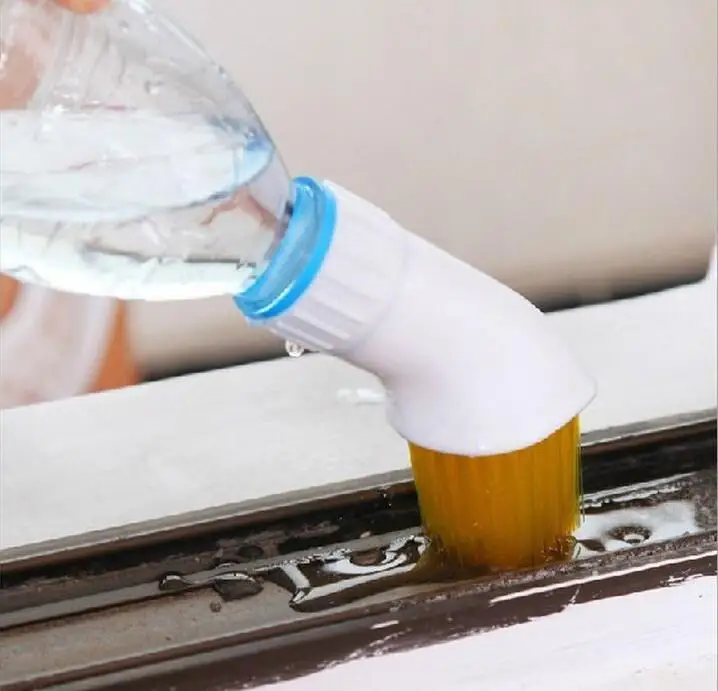 

PP Water Spray Doors And Windows Aperture Dust Brush Spraying Purling Water Dust Window Gap Groove Cleaning Brush For Windows