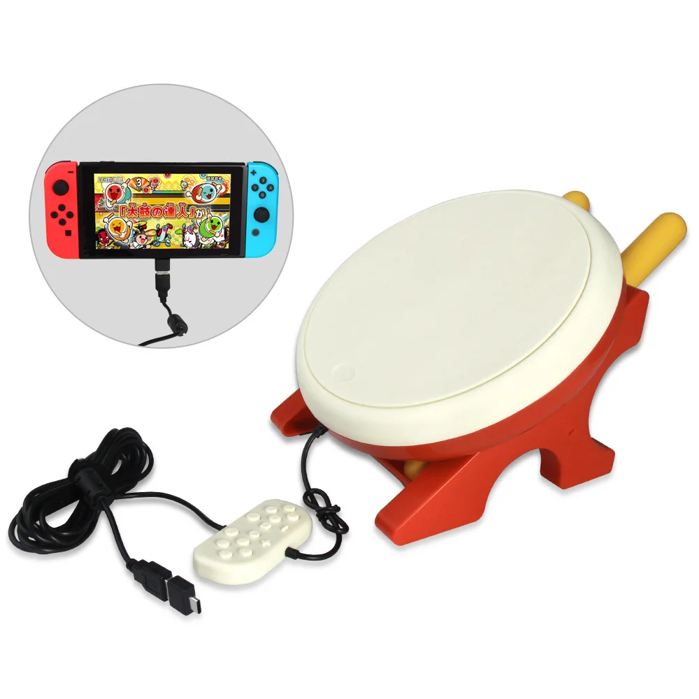 Контроллер OSTENT барабан Тайко Taiko No Tatsujin для консоли Nintendo Switch|Барабаны| |