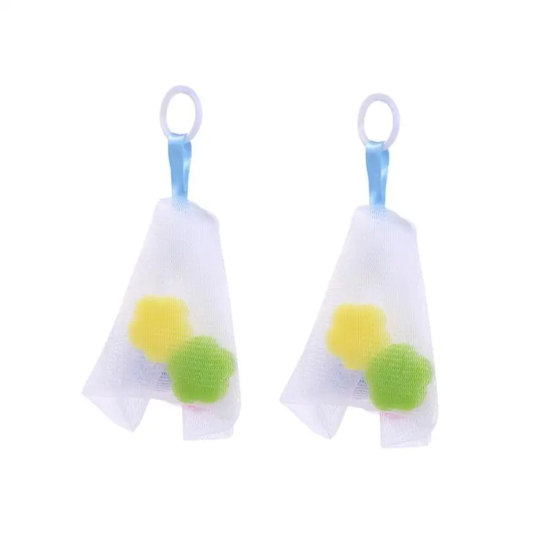 

2pcs Facial Cleanser Body Face Washing Soap Easy Bubble Maker Creating Foaming Net Mesh Skin Care Tool
