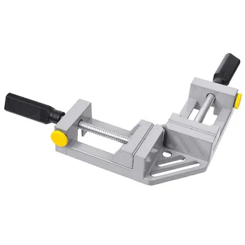 

Double Handles 90 Degree Right Angle Clip Woodworking Jig Quick Corner Clamp Aluminum for Home Decoration Project