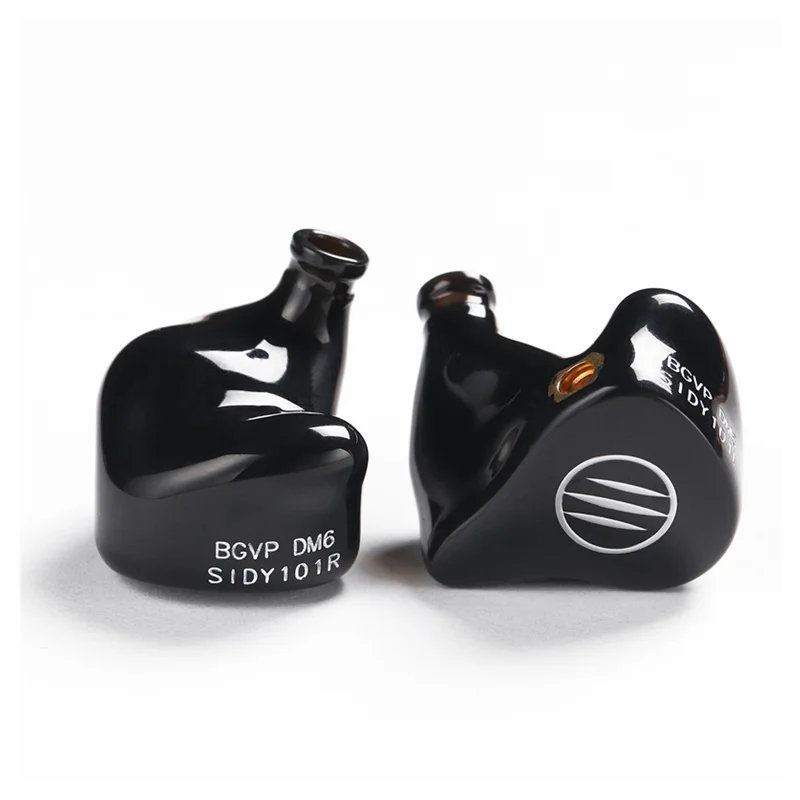 BGVP DM6 5BA Driver In Ear 5 Balanced Armature Earphone MMCX Audiophile HiFi Monitor Earphone DIY Customized Version Provided