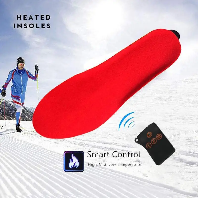 

Electric Winter Heated Insole Warm Remote Control Foam Template Memory Template Cotton Orthopedic Insoles High Temperature