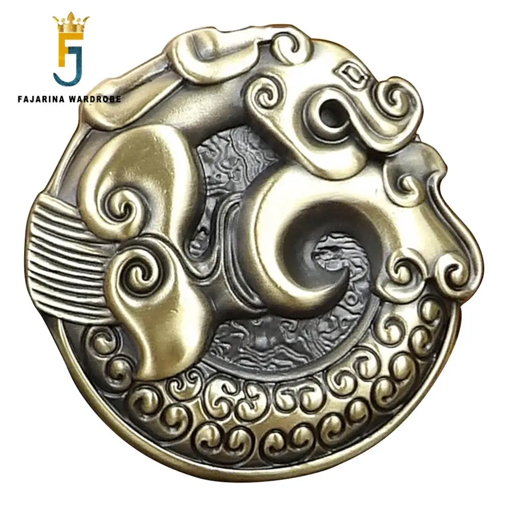 

Ремень FAJARINA с пряжкой из 100% чистой латуни, 3,6-3,9 см