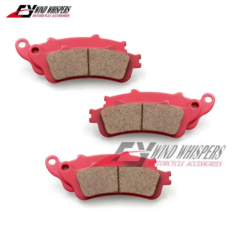 

Motorcycle Ceramic Front Rear Brake Pads For Honda NT650 VFR 800 CB 1100 CBR1100XX Blackbird ST1100 ST1300 ST 1300 1100 VTX 1800