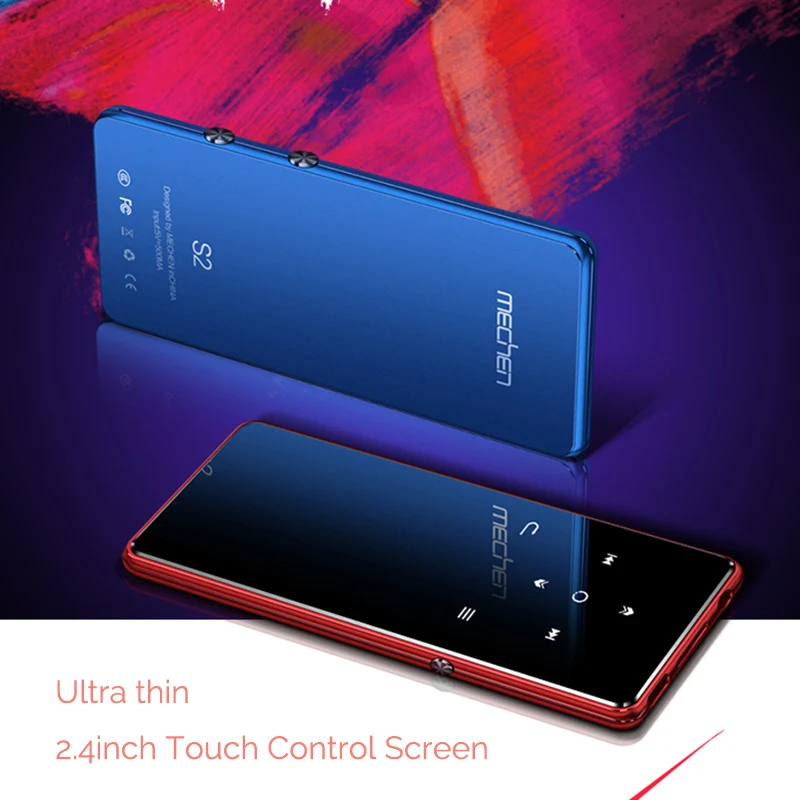 MECHEN S2 CNC без потерь MP4 плеер 2 4 дюйма экран видео HiFi bluetooth музыкальный динамик fm