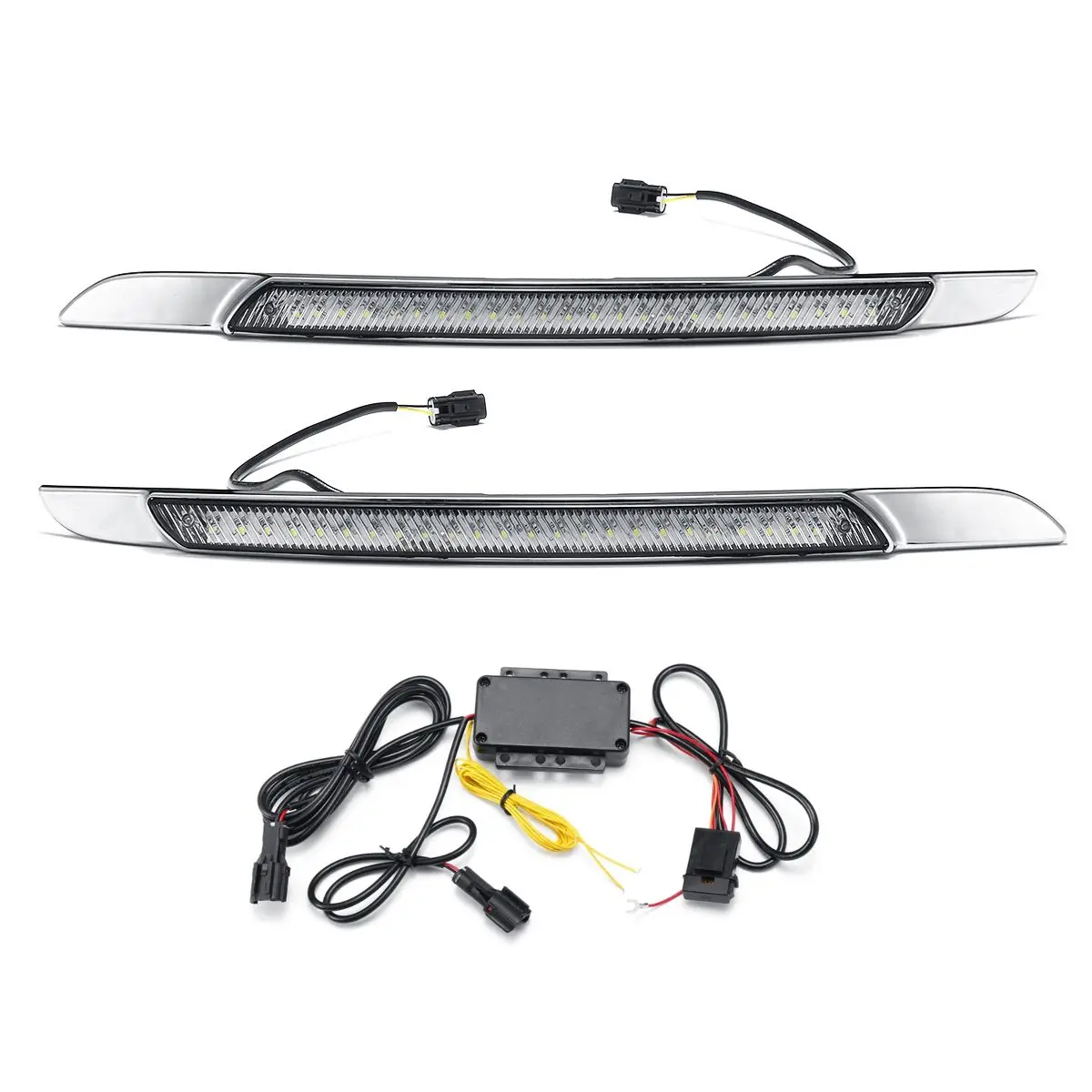 1 пара 12V автомобиль передний светодиодный Drl Дневной светильник для Nissan Teana J32 2008
