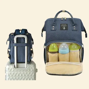

Fashion Baby Diaper Bag Mummy Maternity Nappy Bag Large Capacity Diaper Stroller Bag Infant Travel Backpack for Mom