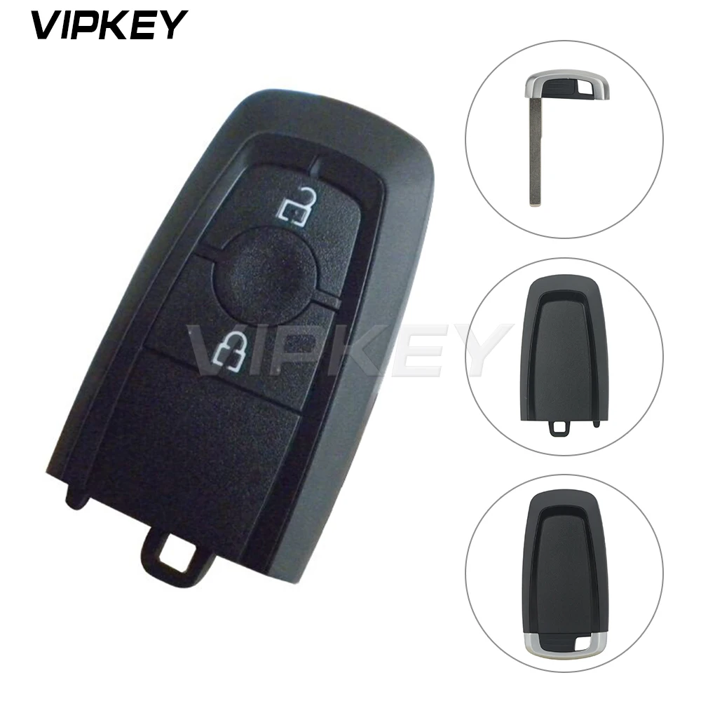 Remotekey HC3T-15K601-DB Replacement Smart Key Case Shell 2 Button For Ford EcoSport 2018 Key Blanks