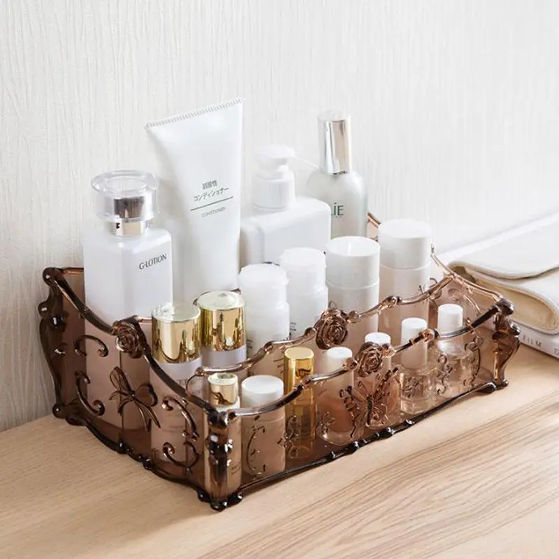  Makeup Organizer for Cosmetics Storage Box Rack Make Up transparent Boxes lipstick nail polish brus