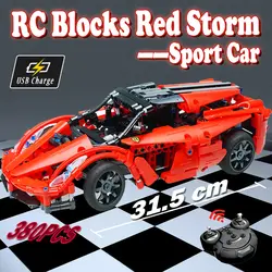 RC автомобиль RC модель гоночной машины diy комплект строительные блоки игрушка пульт дистанционного управления автомобили игрушки для детей