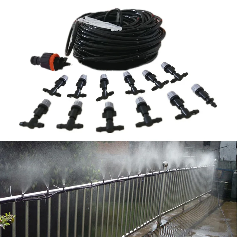 

10 Meter Hose Atomization Automatic Watering Sprinkler Irrigation System DIY Kit