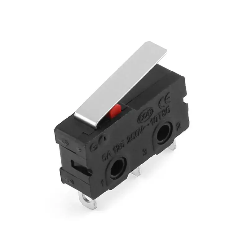 Концевой переключатель 3Pin N/O N/C 5A 250 В AC микро для 3D принтера детали роликовый
