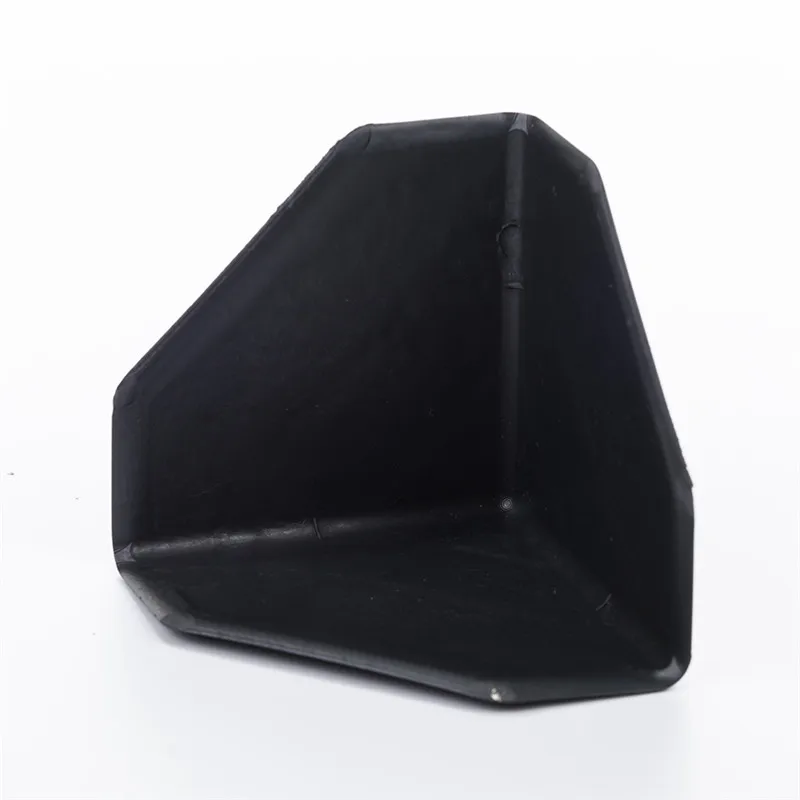 8 Pieces Black Triangle Shape Plastic Glass Corner Guards Covers