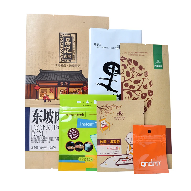 

Food packaging bag Personal tailor Manual printing Not dry glue Machine printing customized