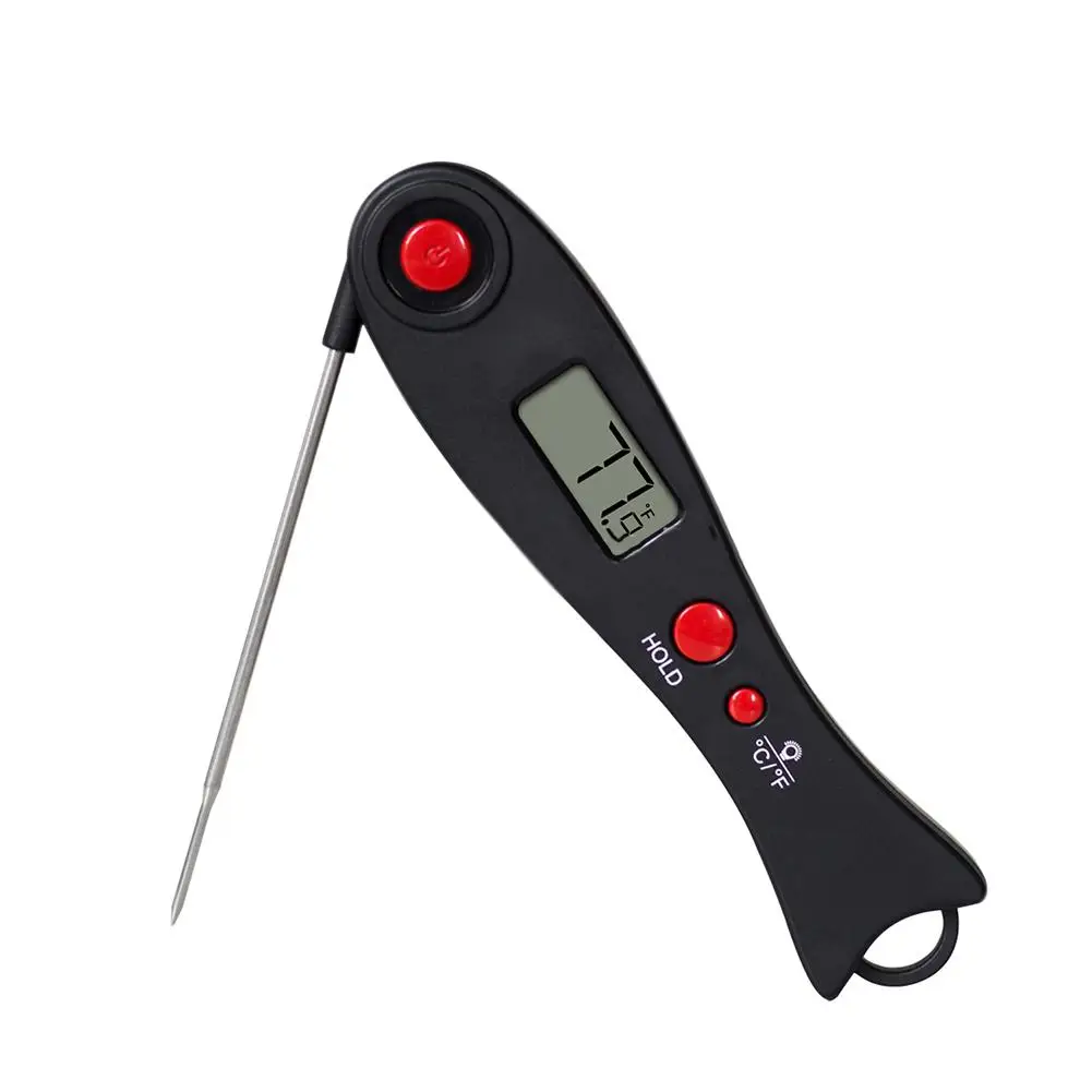 

AsyPets Foldable Instant Read Digital Thermometer for Kitchen Cooking BBQ