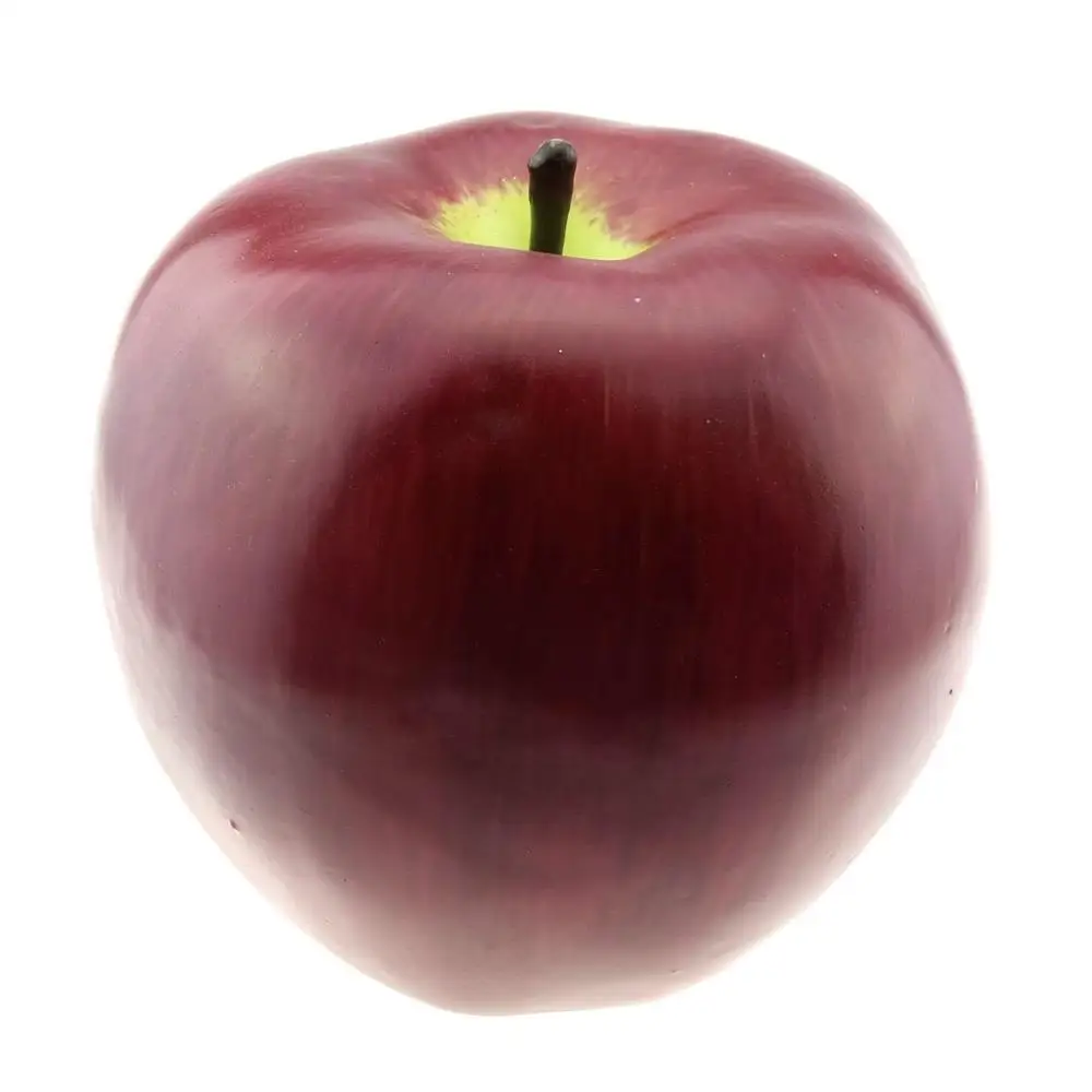 

Gresorth 16cm Big Fake Apple Artificial Decoration Fruit Home Party Christmas Dispaly Food Toy - Red