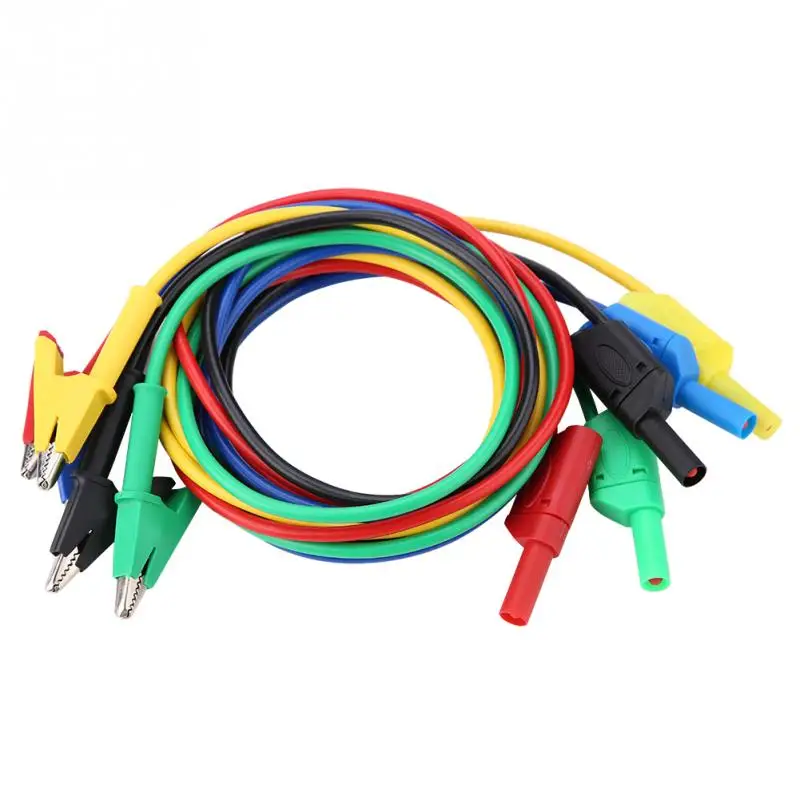 

5PCS/Lot P1018A 2000V High Voltage Banana Plug Crocodile Clip Test Probe Lead Testing Cable top