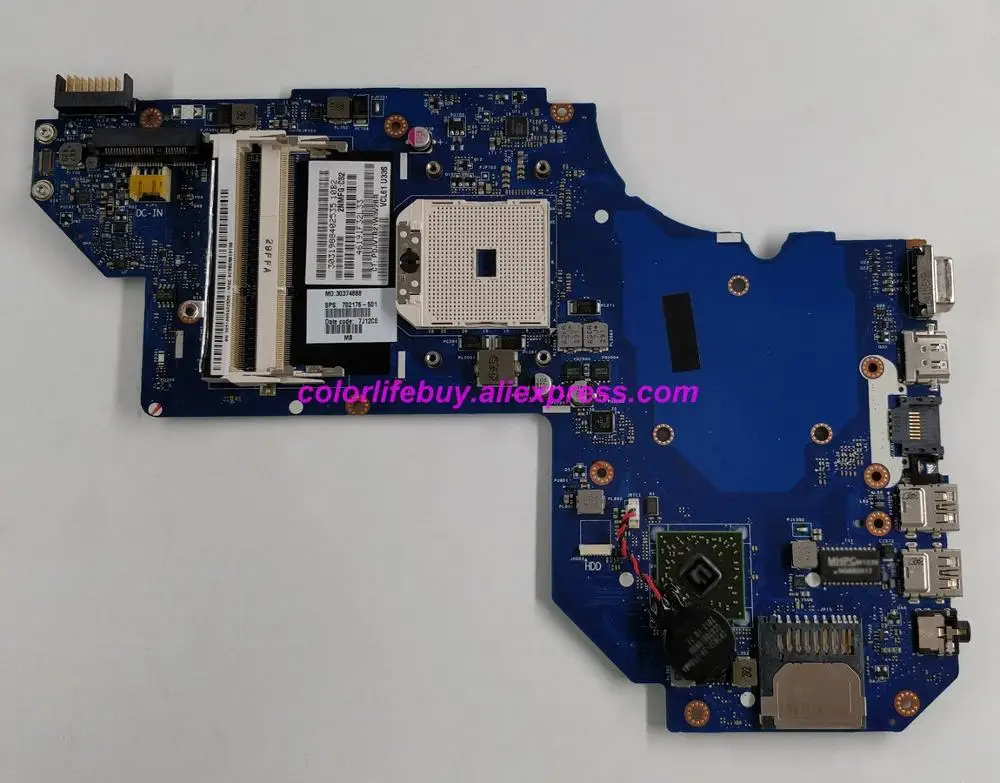 

Genuine 702176-501 702176-601 A70M Laptop Motherboard Mainboard for HP M6 Series M6-1188CA M6-1205DX NoteBook PC
