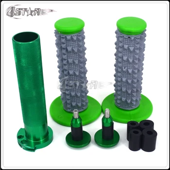 

Motorbike 7/8" 22mm Twister Throttle Tube Handlebar Caps Plugs Grips For KAWASAKI KX250F KX450F KLX450R KLX125 KLX150S KLX250