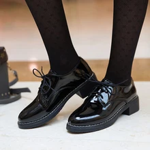 Women Flats New British Style Oxford Shoes Women Casual Lace Up Pu Flats Shoes Female Creepers Zapatos Mujer Ladies Shoes Women Flats New British Style Oxford Shoes Women Casual Lace Up Pu Flats Shoes Female Creepers Zapatos Mujer Ladies Shoes