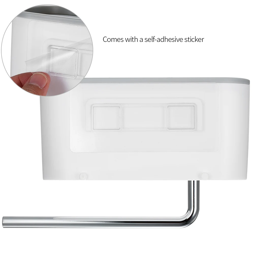 ECOCO настенный ящик для хранения в ванной комнате с полотенцем ABS+ PS туалетных принадлежностей держатель для хранения мелочей кухонный ящик для хранения стойки