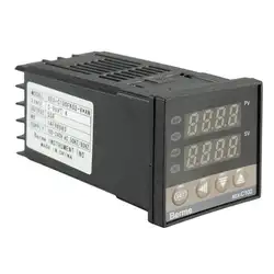 Цифровой REX-C100 в PID 220 температура контроллер + Max.40A ССР K термопары, PID комплект теплоотвод