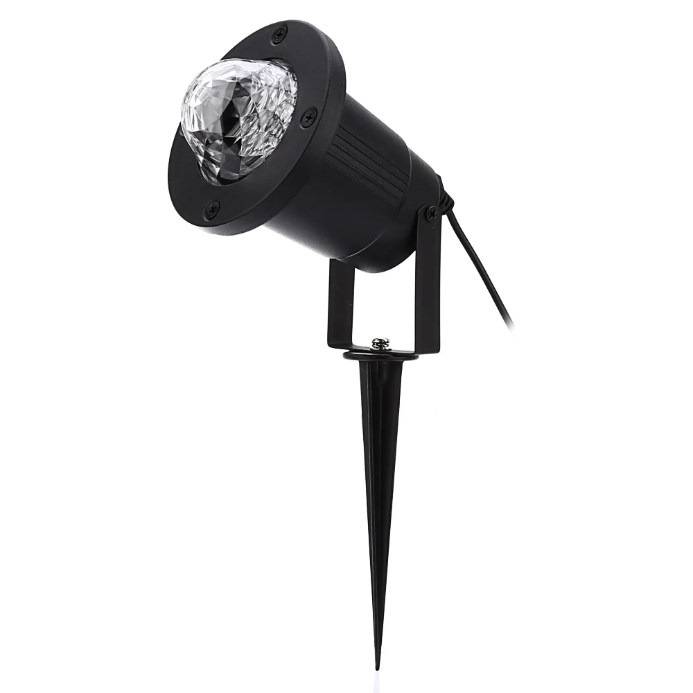

AC 100 - 240V 12W RGBW LED Water Ripples Light Waterproof Projector Stage Lamp with Remote Controller On Sale