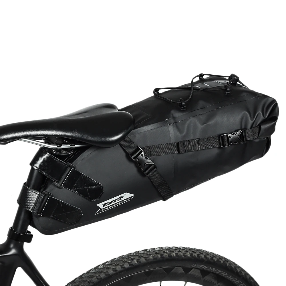 

10L Bike Bicycle Saddle Bag Nylon Waterproof Tail Seat Pouch Cycling Rear Pack Pannier Storage Bags