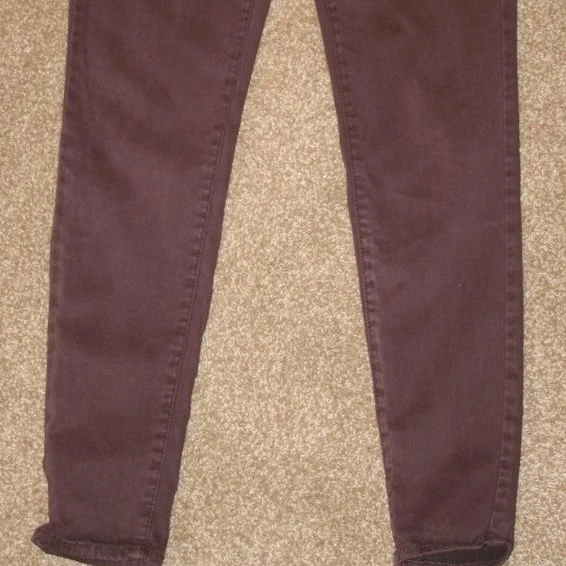 AMERICAN EAGLE Jeans 6 Jegging 28 x 1/2 Super Stretch Dark Purple |