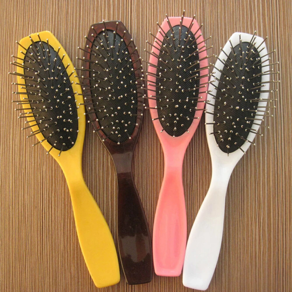 5 Colors Practical Hair Massage Brush Wig Steel Hairbrush Comb Scalp Massager Kit Pro Anti-static Brush For Salon Styling Tool 5 Colors Practical Hair Massage Brush Wig Steel Hairbrush Comb Scalp Massager Kit Pro Anti-static Brush For Salon Styling Tool
