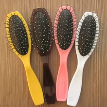 5 Colors Practical Hair Massage Brush Wig Steel Hairbrush Comb Scalp Massager Kit Pro Anti-static Brush For Salon Styling Tool 5 Colors Practical Hair Massage Brush Wig Steel Hairbrush Comb Scalp Massager Kit Pro Anti-static Brush For Salon Styling Tool