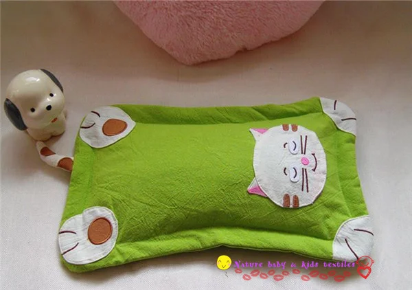Open Mouth Cat Pillow small - Green