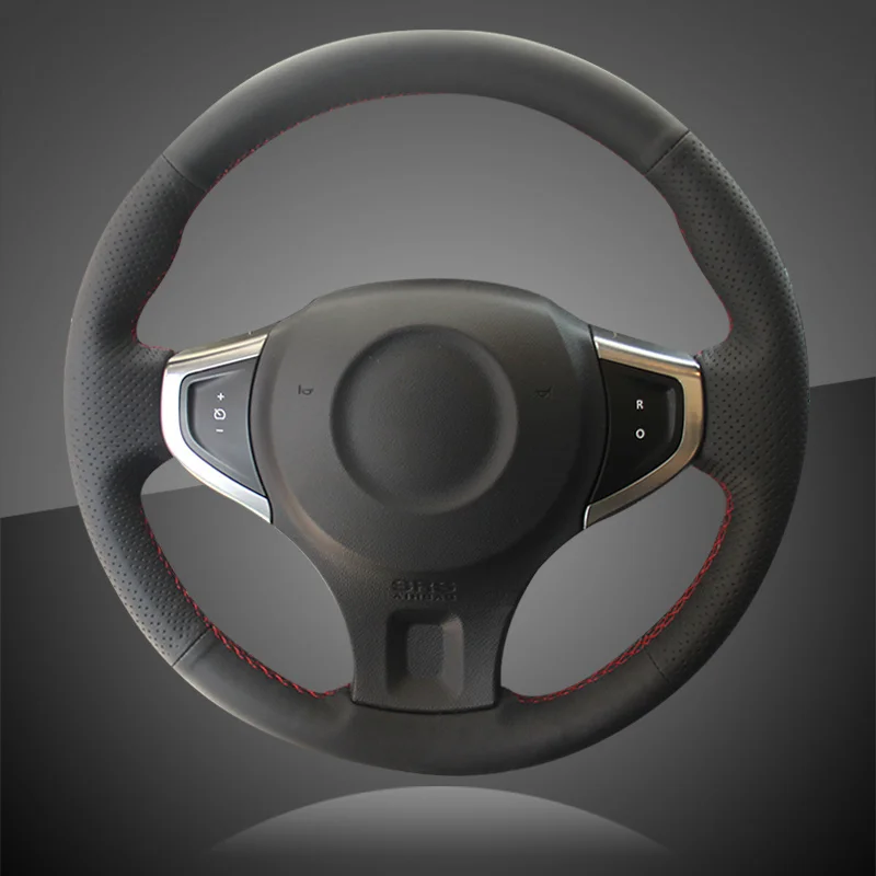 

Auto Braid On The Steering Wheel Cover Interior for Renault Koleos 2009-2014 Samsung QM5 Accessories Car Steering Wheel Covers