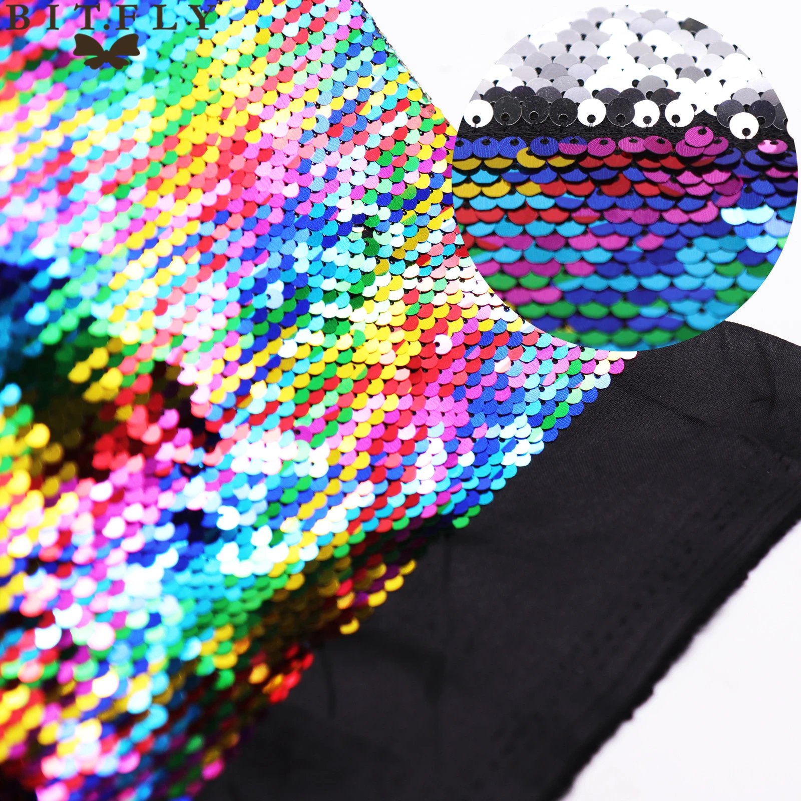 fish scale sequin dress