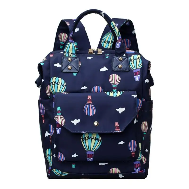 

2019 New MultiFunction Outgoing Mother Backpack Large Capacity Mummy Maternity Bag Fashion Print Shoulder Bag Baby Stroller Bag