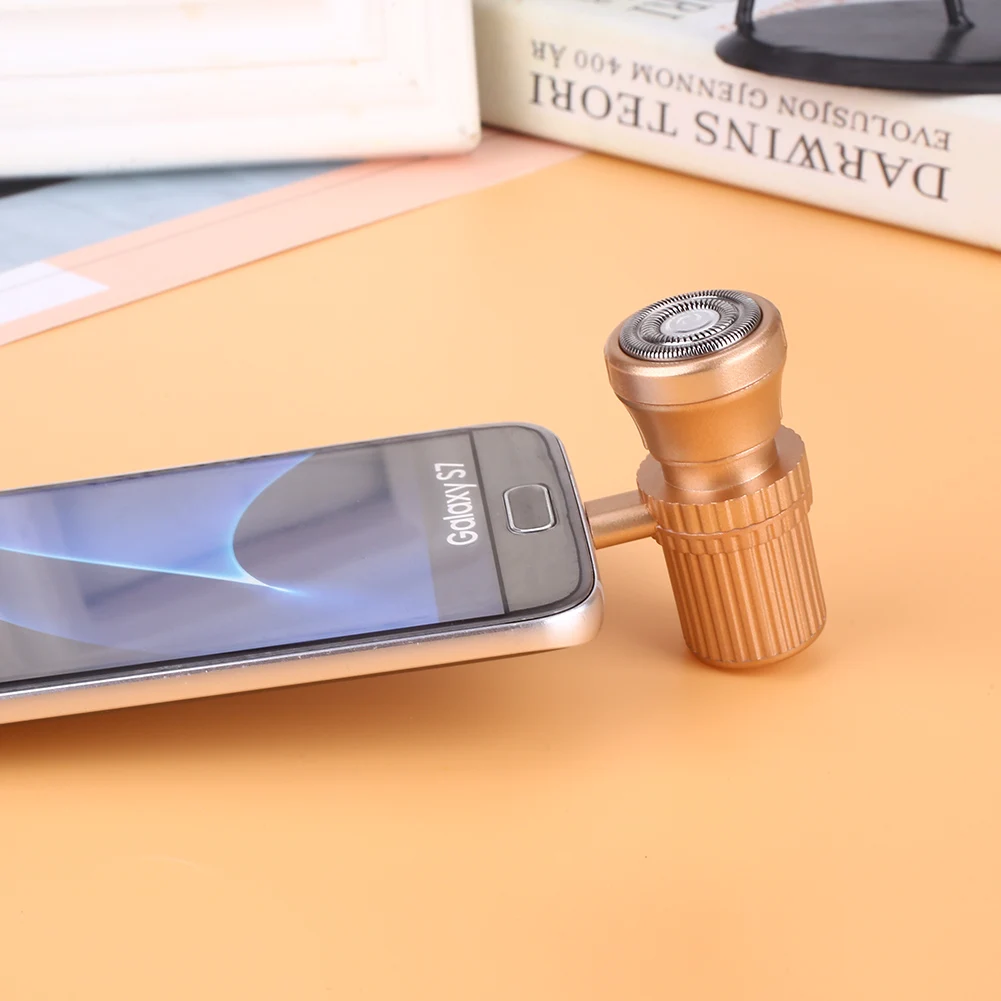 Портативная бритва 2 в 1 портативная мини для путешествий с Micro USB смартфонов Iphone