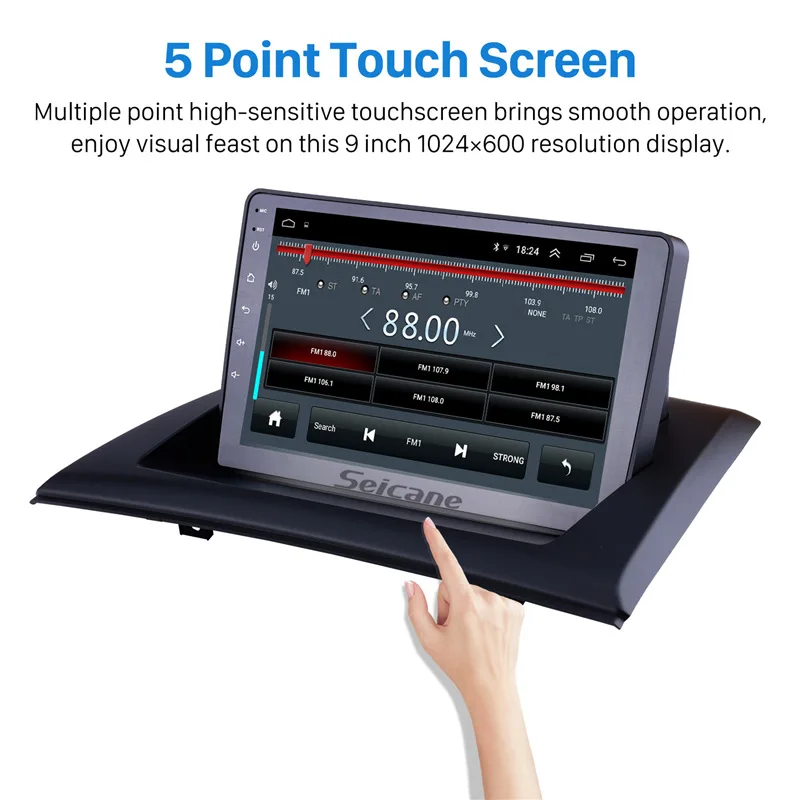 Seicane Android 8.1 2din Car GPS navi Head Unit Player for 2004 2005 2006-2012 BMW X3 E83 2.0i 2.5i
