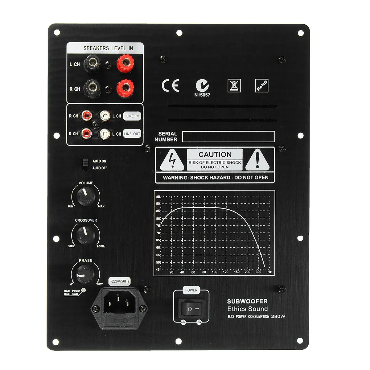 

LEORY TAS5630B Digital HIFI Subwoofer Amplifier Board Pre Amp Circuit High-Power 280W 100V-240V