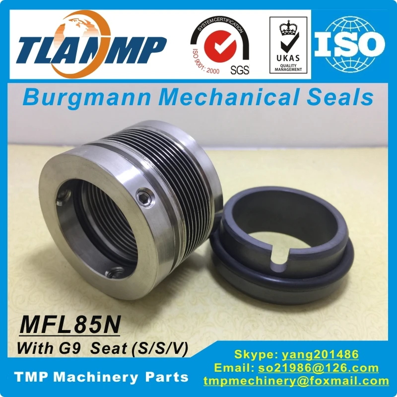 MFL85N 75 Burgmann металлические bellow механические уплотнения (Материал: S/V) MFL85N/75 G9
