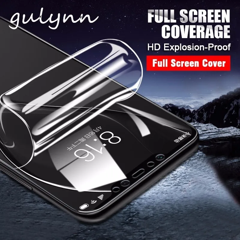 

New 10D Full Cover Hydrogel Film For Xiaomi Mi A2 8 Lite HD Screen Protector Soft Film For Poco Phone F1 Redmi 6A 7 6 Note 6 Pro