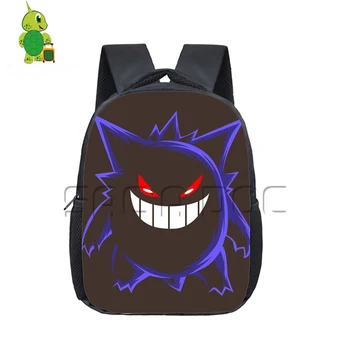 

Anime Pokemon Backpack Children School Bags Chibi Gengar Printed Kidergarten Backpack Boys Girls Students School Bags Gift Bags