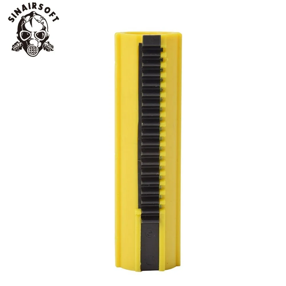 

SINAIRSOFT SHS yellow 19-tooth Full Metal Rack Piston for SR25 and L85 Series Airsoft Gearbox hunting accessories