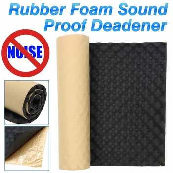 

1m x 50cm Auto Adhesive Cotton Insulation Thick Soundproof Car Rubber Foam Foam Absorbing Autos Car Noise Insulation Foam Board